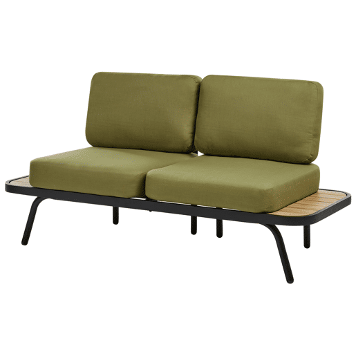 Conjunto de jardim com mesa 4 lugares MINOZZO Madeira de Acácia certificada Verde-oliva