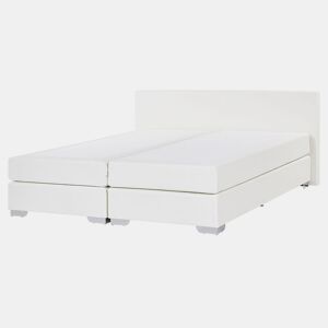 Beliani Cama continental Pele sintética PRESIDENT