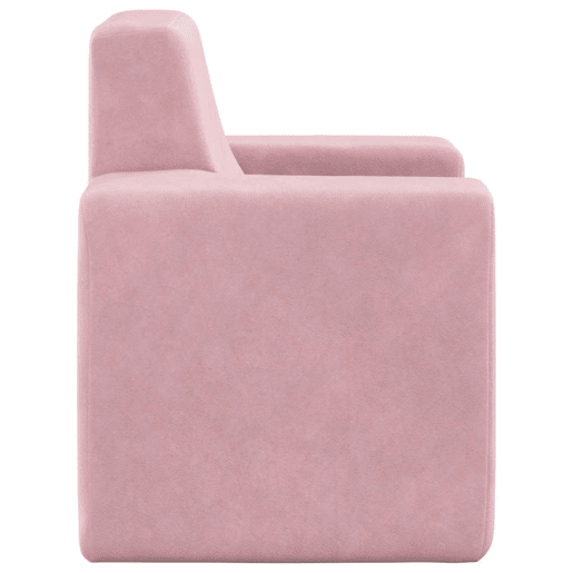 Sofá infantil - Sofá para crianças de pelúcia rosa Sofá infantil - Sofá para crianças de pelúcia rosa