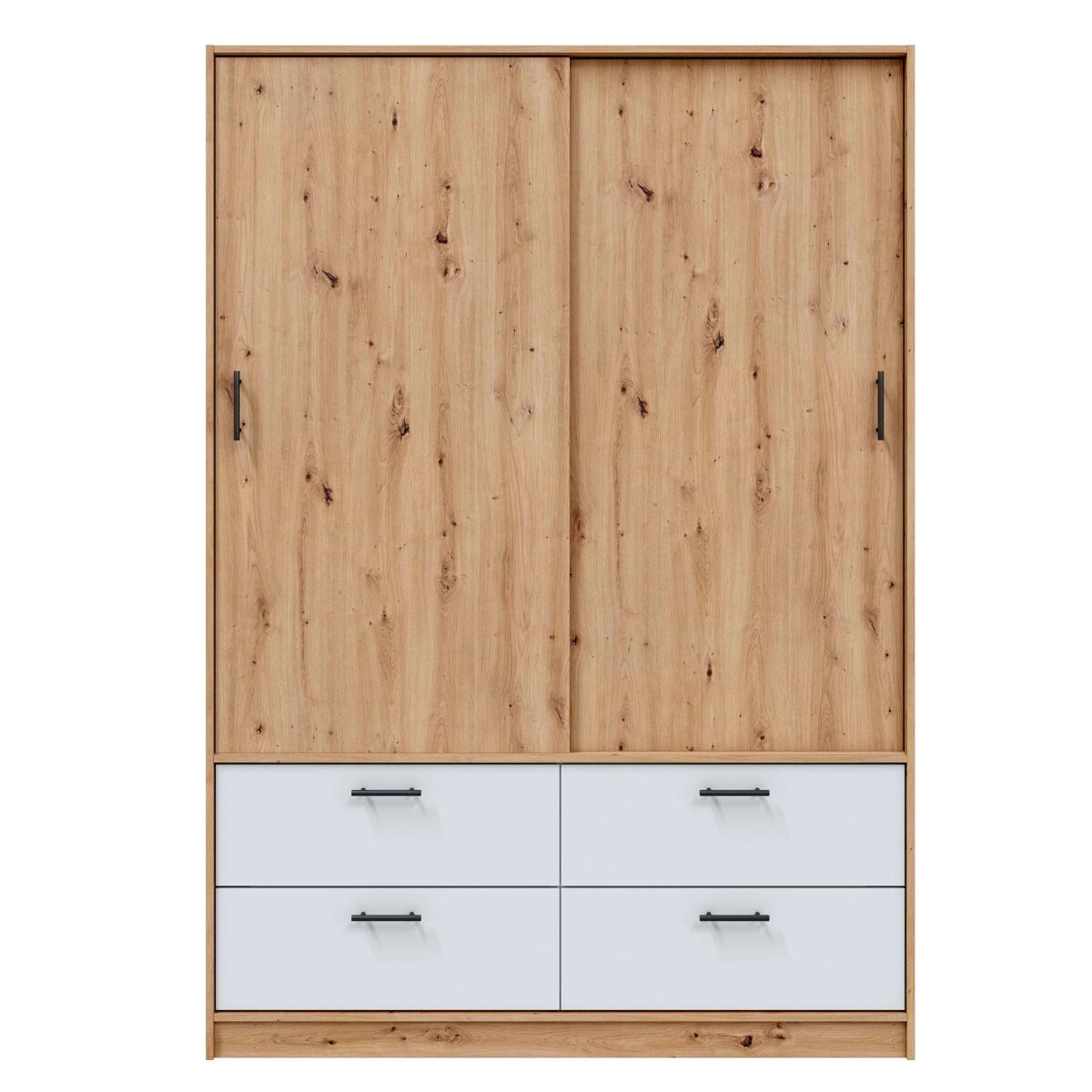 Armario Lúmina Dormitorio Moderno 2 Puertas Correderas