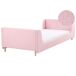 Beliani Cama infantil Bouclé LAYE 100x216 Beliani Cama infantil Bouclé LAYE 100x216 Rosa