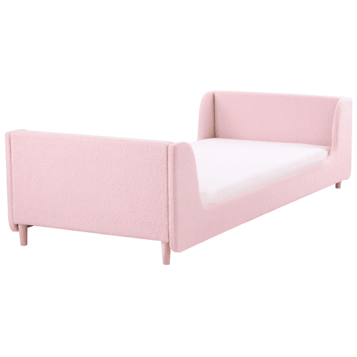 Beliani Cama infantil Bouclé LAYE Beliani Cama infantil Bouclé LAYE