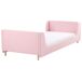 Beliani Cama infantil Bouclé LAYE 100x216 Beliani Cama infantil Bouclé LAYE 100x216 Rosa
