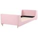 Beliani Cama infantil Bouclé LAYE 100x216 Beliani Cama infantil Bouclé LAYE 100x216 Rosa