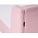 Beliani Cama infantil Bouclé LAYE 100x216 Beliani Cama infantil Bouclé LAYE 100x216 Rosa