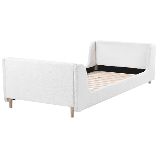 Beliani Cama infantil Bouclé LAYE Beliani Cama infantil Bouclé LAYE