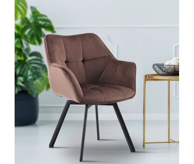 Silla de comedor - Jordi - Terciopelo