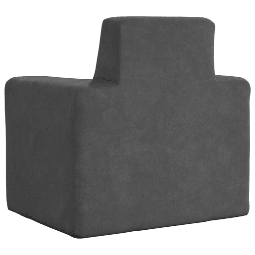 Sofá infantil - Sofá para crianças pelúcia macia antracite Sofá infantil - Sofá para crianças pelúcia macia antracite