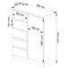 Cómoda K80 AKORD 5 cajones 1 puerta 80 Cómoda K80 AKORD 5 cajones 1 puerta 80 Blanco