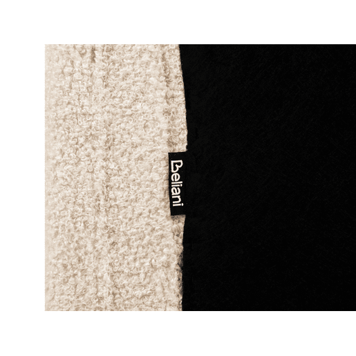 Cama Bouclé AMBILLOU 140 x 200 cm Creme