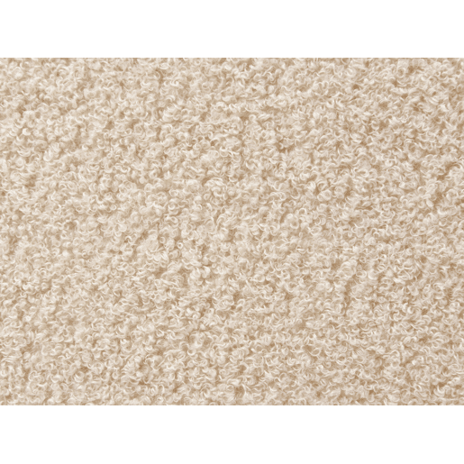 Cama Bouclé AMBILLOU 140 x 200 cm Creme