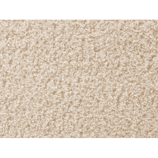 Cama Bouclé AMBILLOU 160 x 200 cm Creme