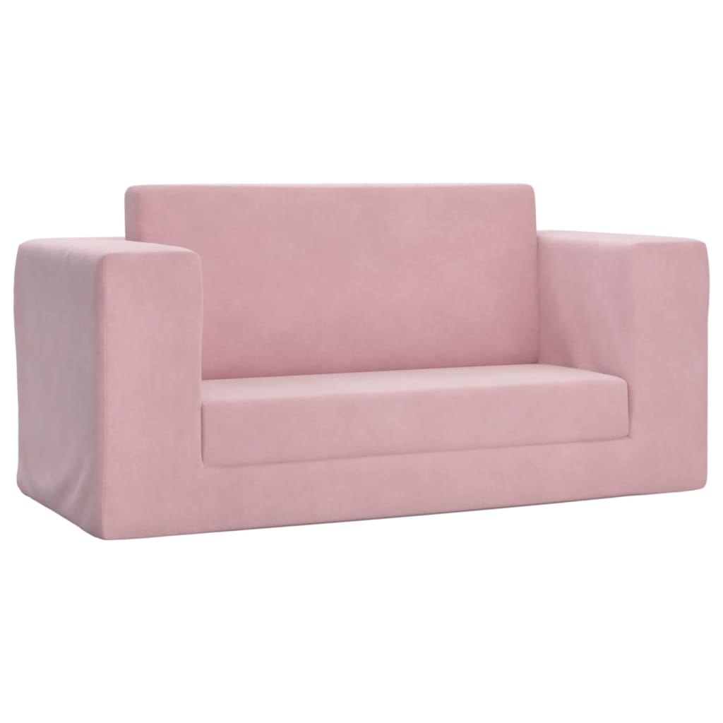 Sofá cama infantil - Sofá convertible para niño Rosa