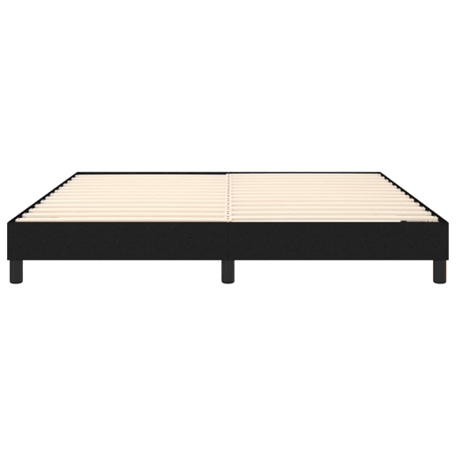 Cama de casal - Estrutura de cama sem colchão 180x200 cm tecido preto