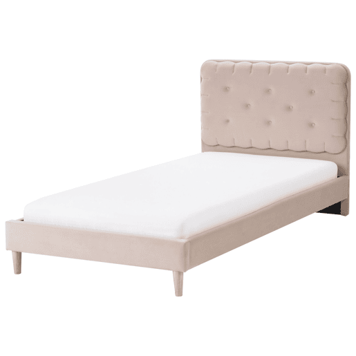 Beliani Cama Veludo CORSAINT