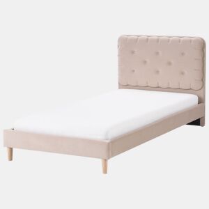 Beliani Cama Veludo CORSAINT