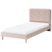 Beliani Cama Terciopelo CORSAINT Beliani Cama Terciopelo CORSAINT Beige