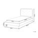 Beliani Cama Terciopelo CORSAINT Beliani Cama Terciopelo CORSAINT Beige