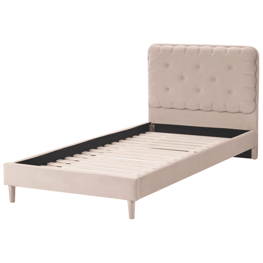 Beliani Cama Veludo CORSAINT