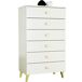 Cómoda MOBI AKORD 6 cajones 60 Cómoda MOBI AKORD 6 cajones 60 Beige