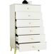 Cómoda MOBI AKORD 6 cajones 60 Cómoda MOBI AKORD 6 cajones 60 Beige