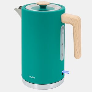 Briebe KT1165GRE Nordic Bollitore Elettrico 1,7L Cordless, Ebollizione Rapida senza BPA, Base 360, 2200, Verde