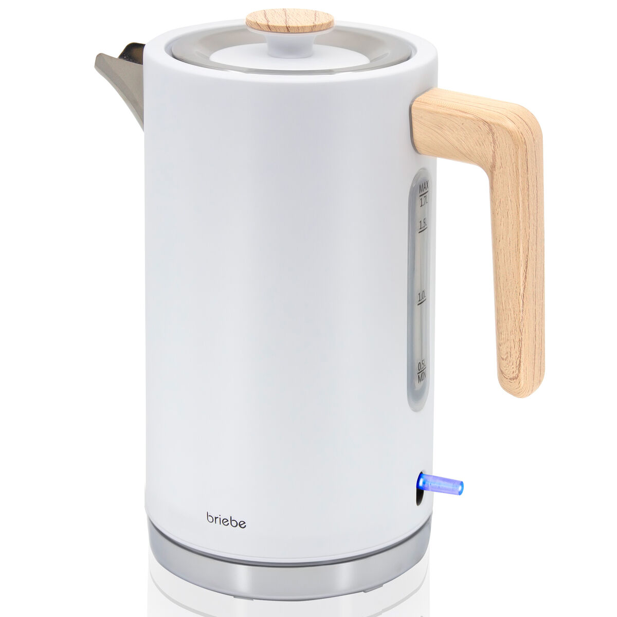 Hervidor de Agua Eléctrico Briebe KT1165GRY