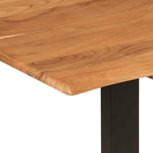 vidaXL Mesa de jantar 154x80x76 cm madeira de acácia maciça vidaXL Mesa de jantar 154x80x76 cm madeira de acácia maciça
