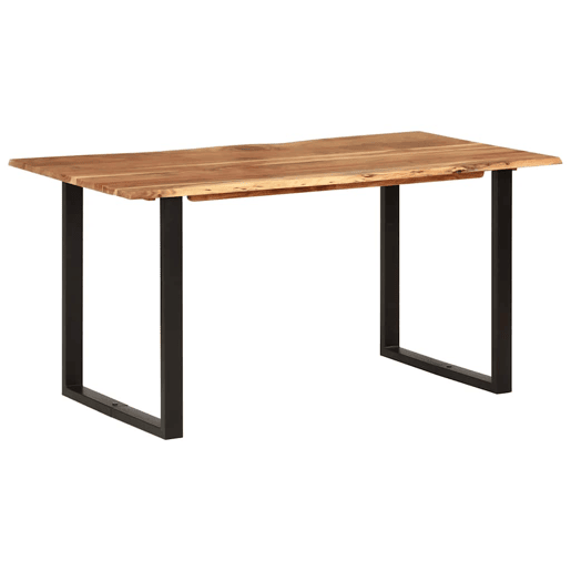 vidaXL Mesa de jantar 154x80x76 cm madeira de acácia maciça vidaXL Mesa de jantar 154x80x76 cm madeira de acácia maciça