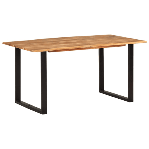 vidaXL Mesa de jantar 154x80x76 cm madeira de acácia maciça vidaXL Mesa de jantar 154x80x76 cm madeira de acácia maciça