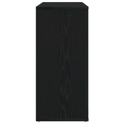 vidaXL Aparador 91x29,5x65 cm derivados de madeira carvalho preto