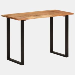 vidaXL Mesa de jantar 110x50x76 madeira de acácia maciça