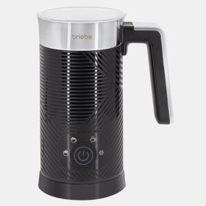 Briebe MF1172BLK Elegance Batedor de Leite Elétrico 4 em 1, Aquecedor, Espuma QuenteFrio 130ml, Leite Quente 300ml, 500, Preto
