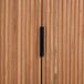Aparador de 2 puertas de madera y metal Aparador de 2 puertas de madera y metal Marrón