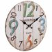 Reloj de pared de madera Reloj de pared de madera Blanco