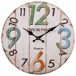 Reloj de pared de madera Reloj de pared de madera Blanco