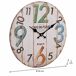Reloj de pared de madera Reloj de pared de madera Blanco