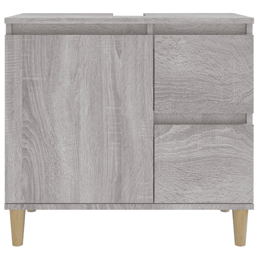 vidaXL Armário WC 65x33x60 cm derivados de madeira sonoma cinzento vidaXL Armário WC 65x33x60 cm derivados de madeira sonoma cinzento