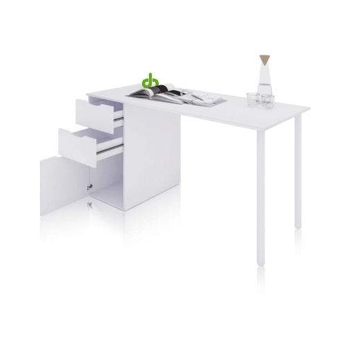Mesa de escrita Luma Artik White (Branco mate) 138 x 74 x 60 cm