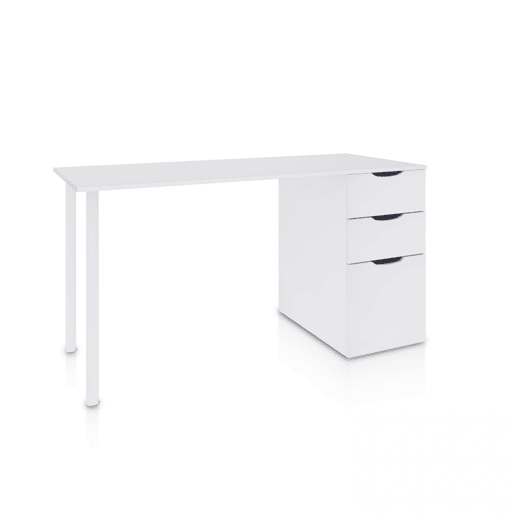 Mesa de escrita Luma Artik White (Branco mate) 138 x 74 x 60 cm