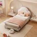 Cama infantil de terciopelo Cama infantil de terciopelo Beige
