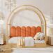 Cama extensible infantil de madera de pino 151x210 Cama extensible infantil de madera de pino 151x210 Natural