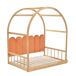 Cama extensible infantil de madera de pino 151x210 Cama extensible infantil de madera de pino 151x210 Natural