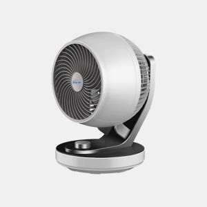 Ventilador de 60W de chão ou de mesa com 3 lâminas. Inclui 3 velocidades para adaptar a intensidade do fluxo (baixa NoiteEco média-Normal e alta Turbo), um sistema automático de oscilação horizontal com inclinação ajustável e uma grelha de protecção.