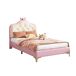 Cama infantil de pu Cama infantil de pu Rosa