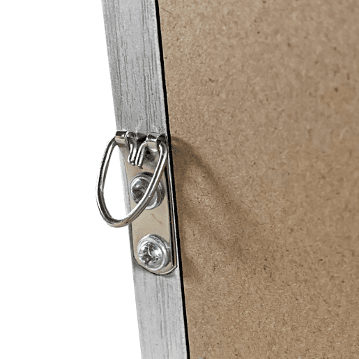 Espelho de Pé de Madeira 140x35 cm u2013 Moldura MDF Envelhecido, Estilo Nórdico, Pé Ajustável
