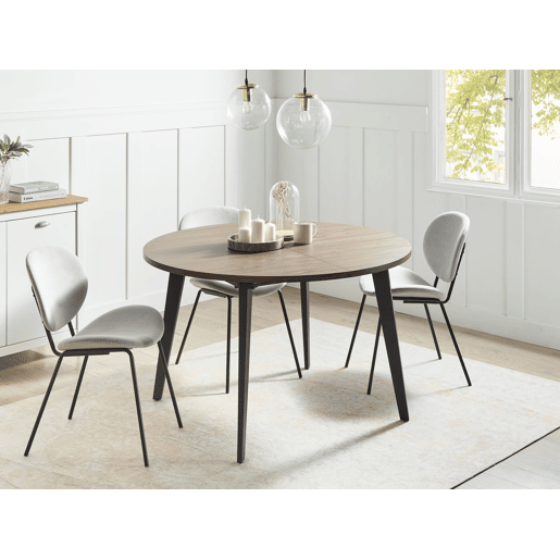 Beliani Mesa de jantar extensível BOVINA