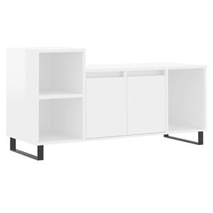 Móvel para TV - Móvel de TV - Armário de TV 100x35x55 cm derivados madeira branco brilhante