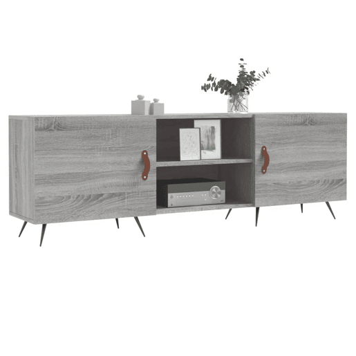 Móvel de TV - Modulo de TV - Armário de TV 150x30x50 cm derivados de madeira cinzento sonoma Móvel de TV - Modulo de TV - Armário de TV 150x30x50 cm derivados de madeira cinzento sonoma