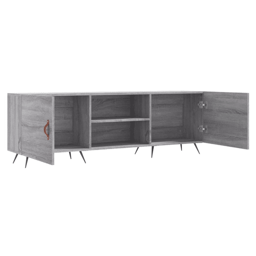Móvel de TV - Modulo de TV - Armário de TV 150x30x50 cm derivados de madeira cinzento sonoma Móvel de TV - Modulo de TV - Armário de TV 150x30x50 cm derivados de madeira cinzento sonoma